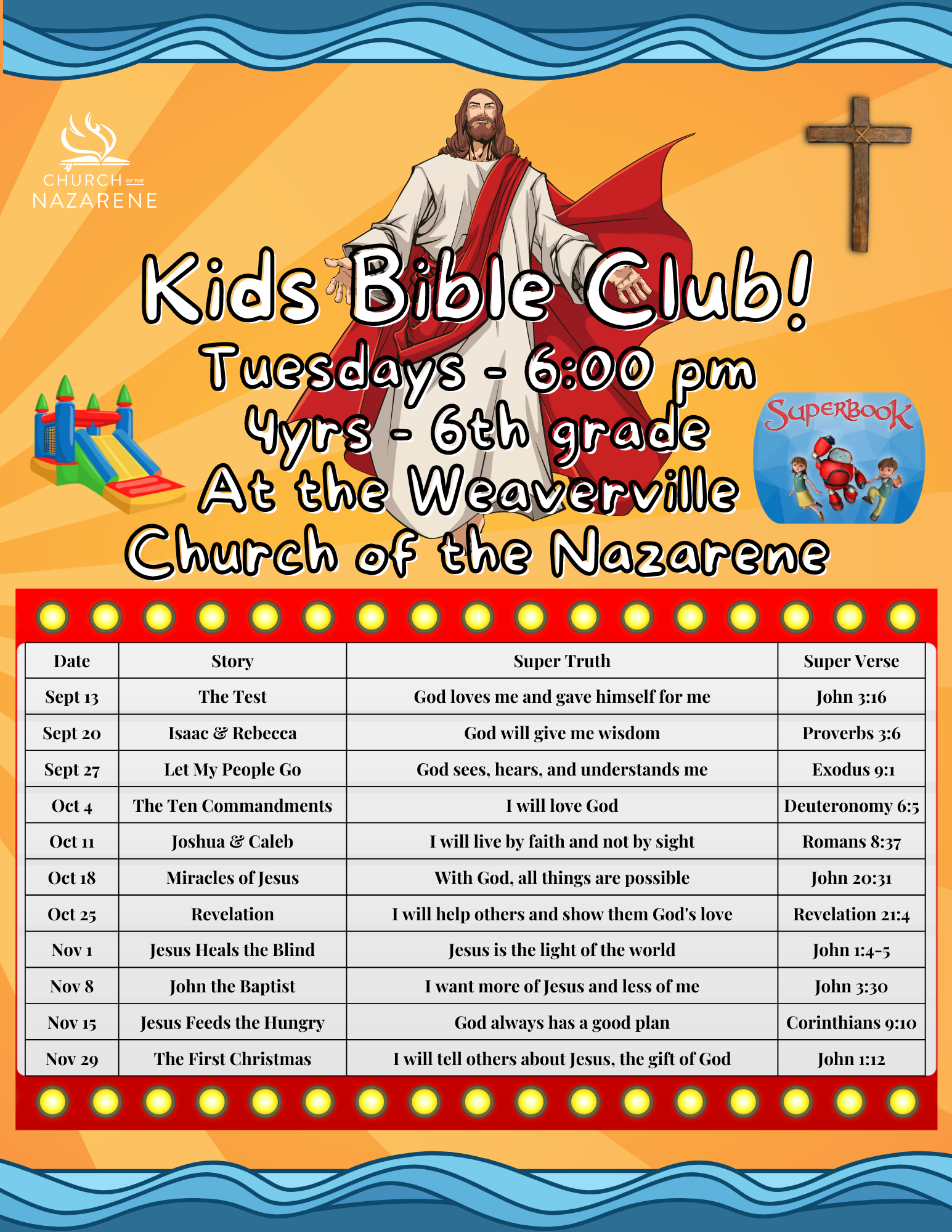 Help Making A Kids Bible Club Flyer
